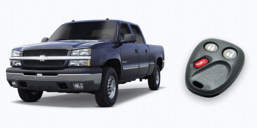 Remote Control Transmitter programming guide for Chevy Silverado